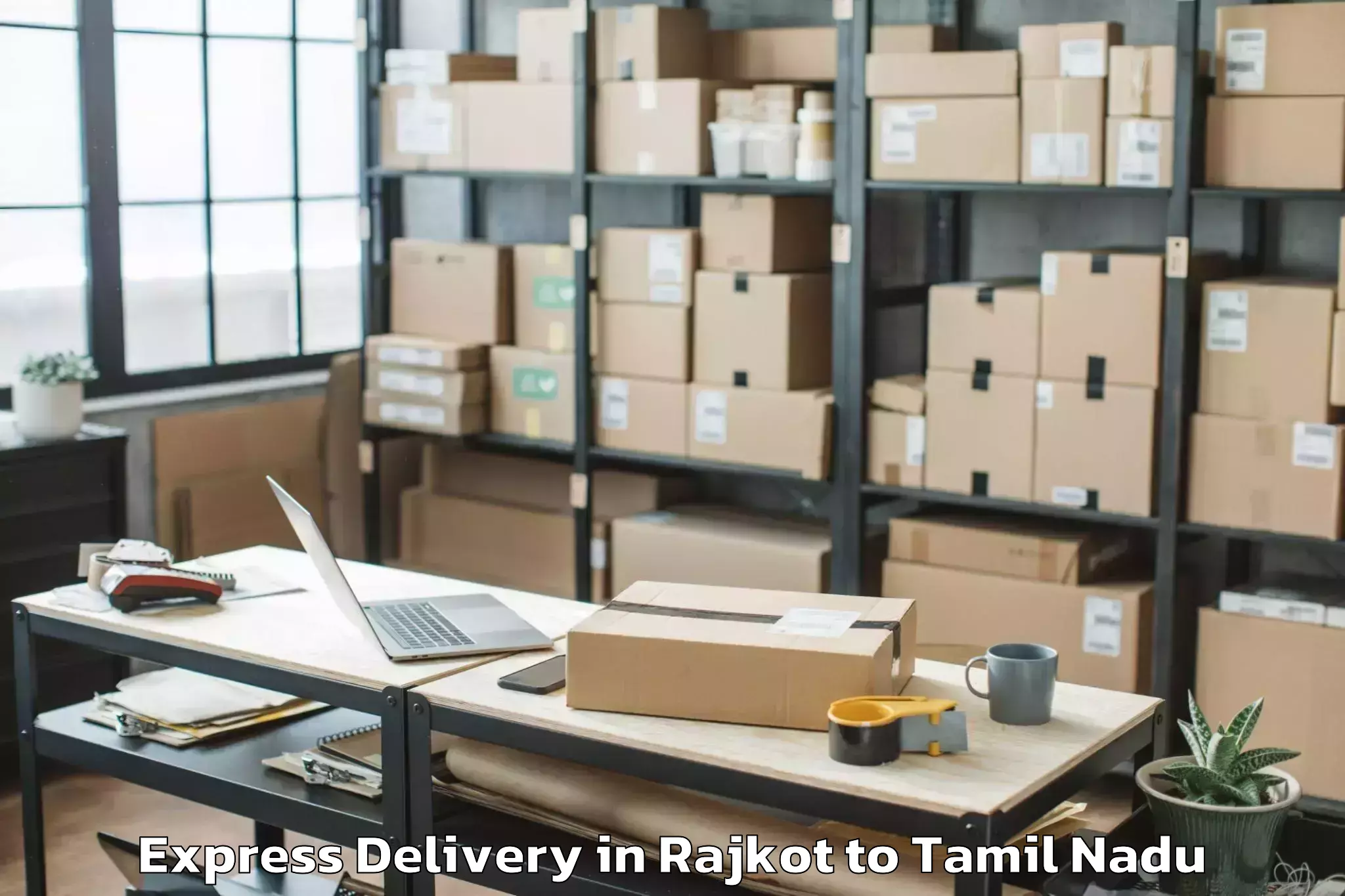 Professional Rajkot to Chennai Port Express Delivery